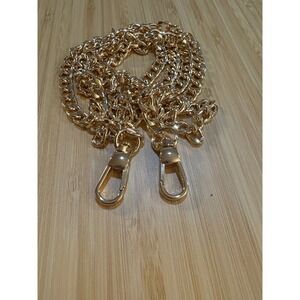 Gold Tone  Link Chain Purse Strap Replacement Bag Accessory 48"